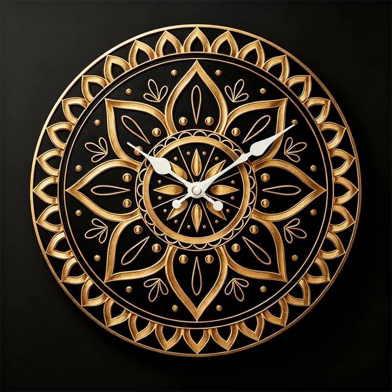 Wall Clock Lightweight Silent Gifts Hanging Clock Wall Wheel Hub Decoration Acrylic Ornament for Farmhouse Home Classroom