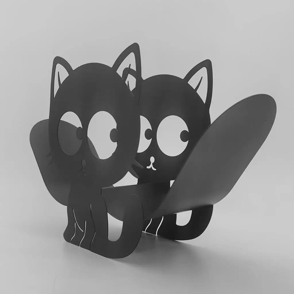 Toilet Roll Holder Free Standing Animal-shaped Vertical Stand Move Freely for Bathroom Countertop Storage