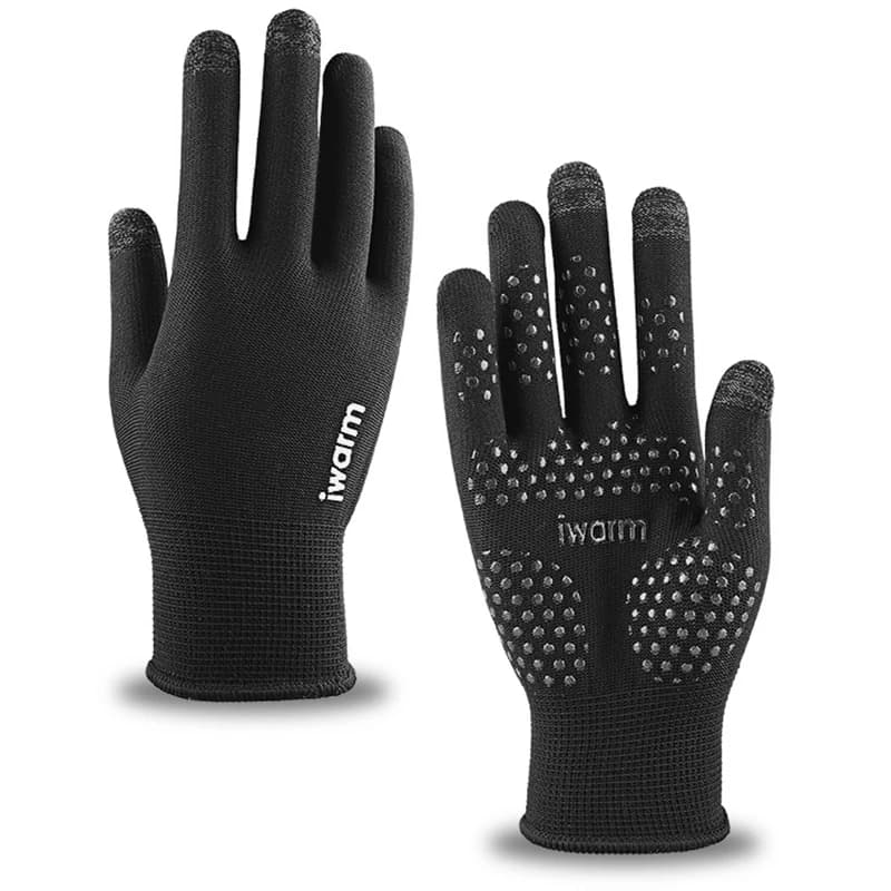 Outddor Guanti invernali caldi Uomo Donna Guanto da moto Pile termico Impermeabile antiscivolo Touch Screen Guanto da sci a dita intere