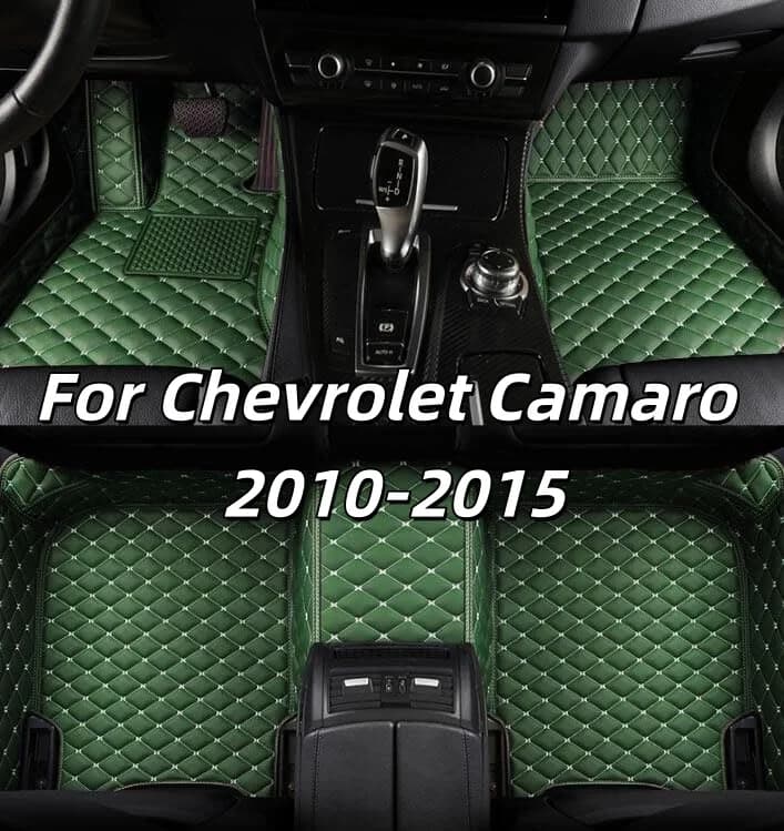 Car Accessories interior For Chevrolet Camaro 2010 2011 2012 2013 2014-2015 floor mats Auto leather carpet pads foot mat rugs