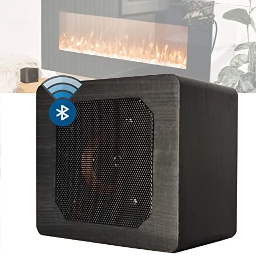 Fire Crackler Sound System Comfort Crackling Sound Effect Maker Rechargeable Portable Bluetooth Speaker for Electric Gas Firepl