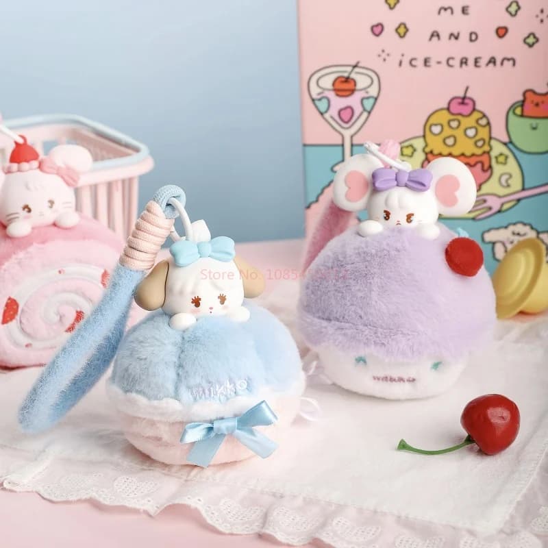 Disponibile autentico Mikko Sweetheart Afternoon Tea Series Ciondolo in peluche Scatola cieca Zaino Simpatico ciondolo da dessert Giocattoli Regalo di compleanno