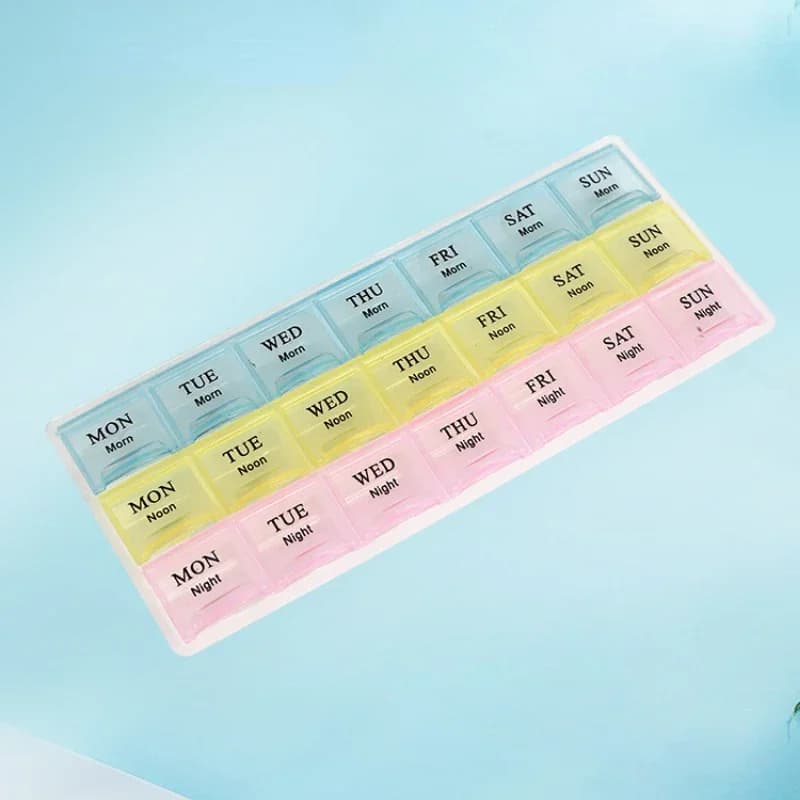 New Premium Portable Folder with 7/14/21/28 Parts for Vitamins, Medicines and Fish Oils