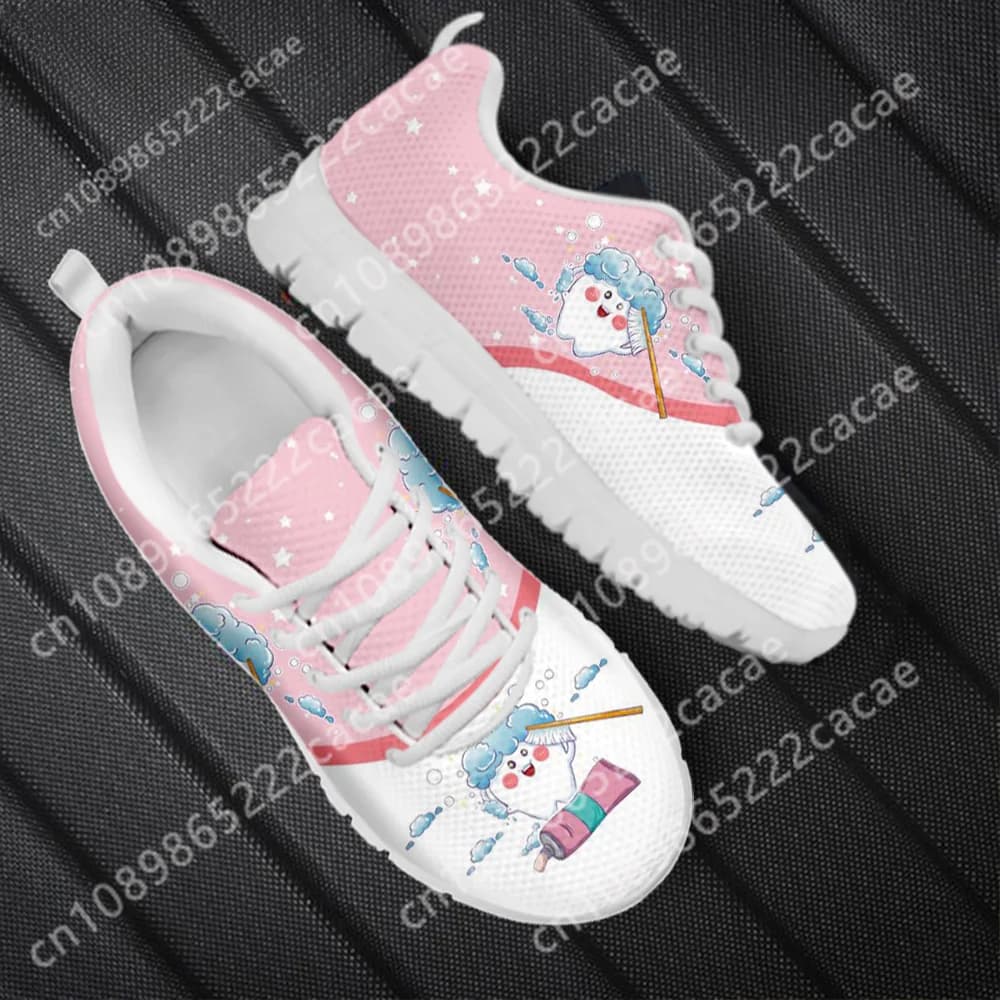 Scarpe da Ginnastica per Donne con Design a Forma di Spazzolino, Sneakers Femminili Carine, Scarpe da Tennis Morbide per Ragazze 2023