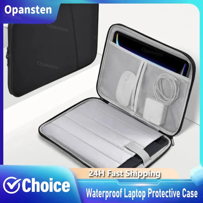 Borsa per Laptop da 11-13 Pollici, Custodia Protettiva Imbottita per Tablet, Adatta per iPad, Macbook, Xiaomi, ASUS, HUAWEI, Lenovo