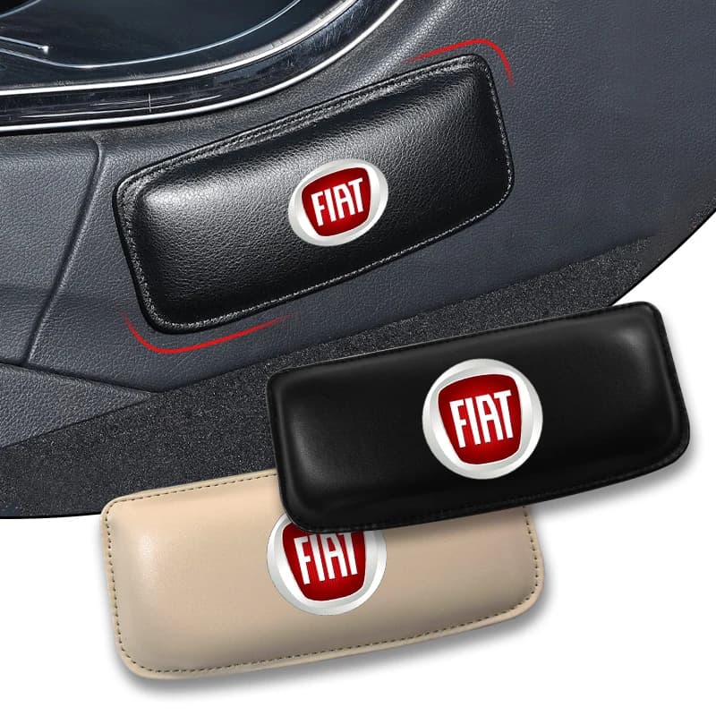 Nuovi dispositivi di protezione per gambe e ginocchia, ginocchiere in morbida pelle per Abarth FIAT Punto 500 Tipo Stilo Palio Bravo Doblo Panda
