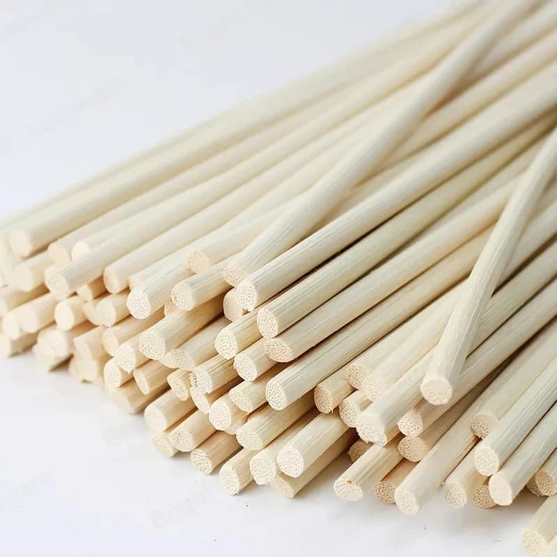 100PCS Diametro 5MM X 20/22/30CM Natura Reed Diffusore Bastoni Aroma Sostituzione Bastoni in rattan di legno per Deodorante per ambienti Fragranza domestica