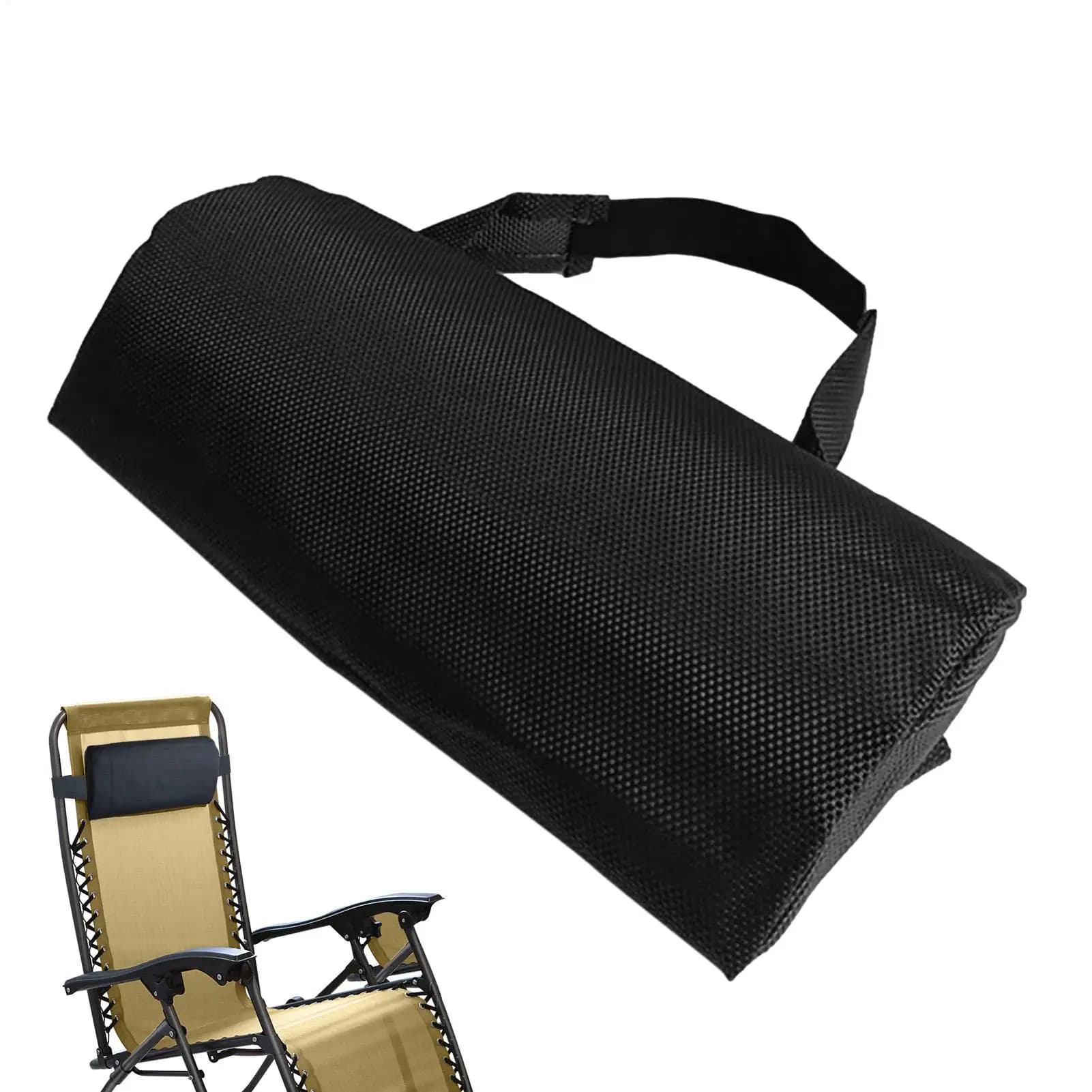 Garden Lounger Cushion Neck Pillow Recliner Headrest Beach Chair Pillow Camp Terrace Lounge Chair Lunch Break Rest Pillow