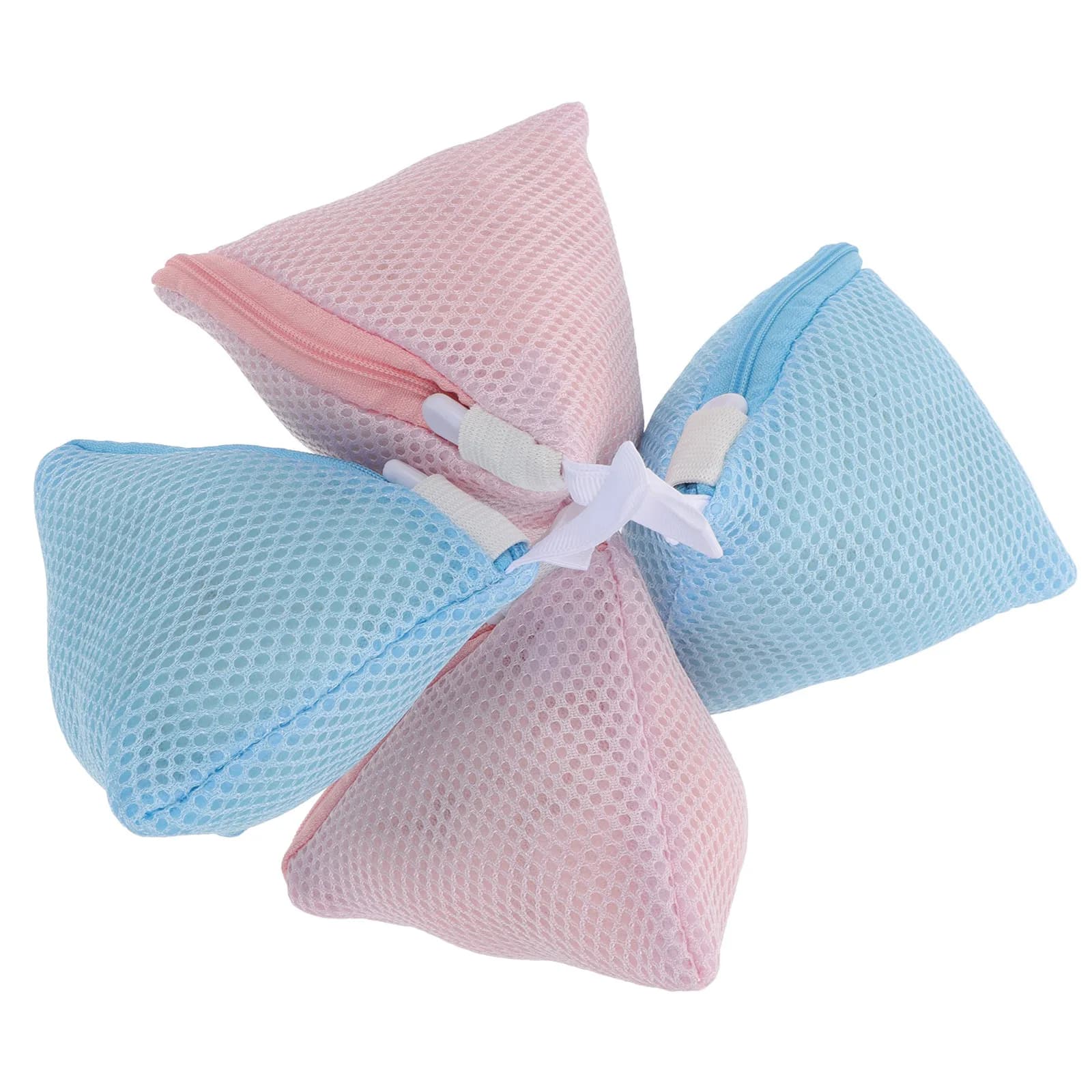 4Pcs Mesh Laundry Bags Premium Polyester Breathable Wash Pouches for Lingerie Undergarments Delicates Travel Storage Use