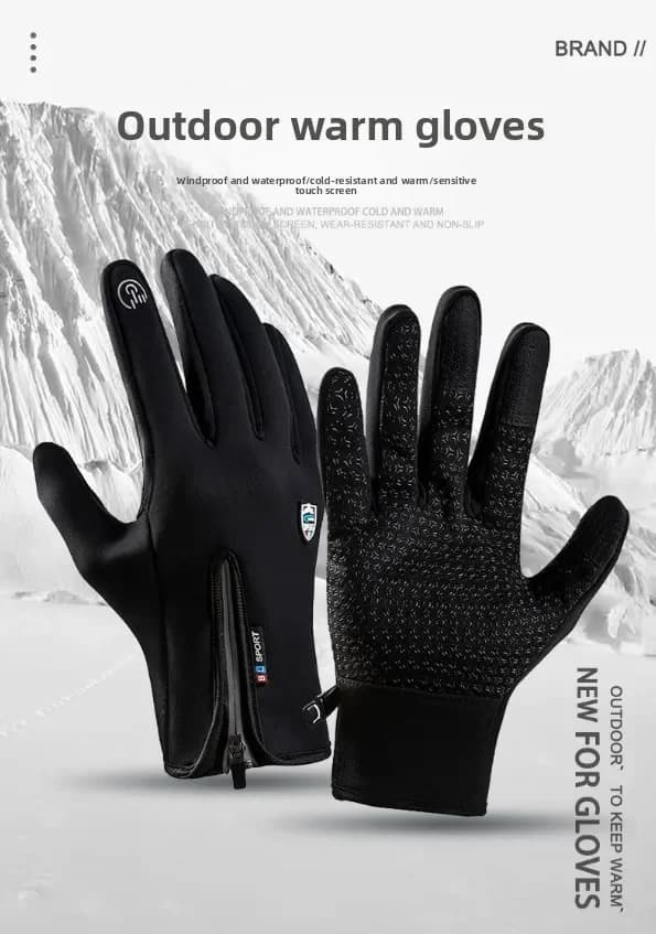Guanti da Moto 2026 con Riscaldamento USB, Impermeabili, Caldi, Touch Screen, Antiscivolo, Antivento, per Guida Invernale, Sport all'Aperto, Escursionismo