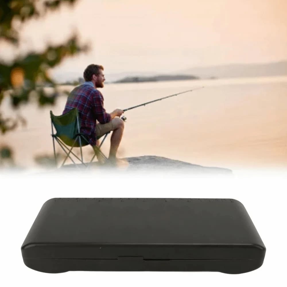 Scatola per Attrezzatura da Pesca a 2 Livelli, Contenitore in Plastica con Scomparti Multipli per Conservazione di Rig e Accessori