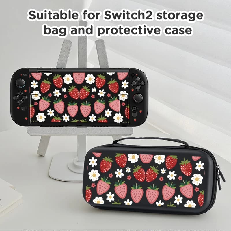 Adatto per set di archiviazione portatile Switch2, antigoccia e resistente ai graffi, può contenere carte da gioco, custodia protettiva e custodia