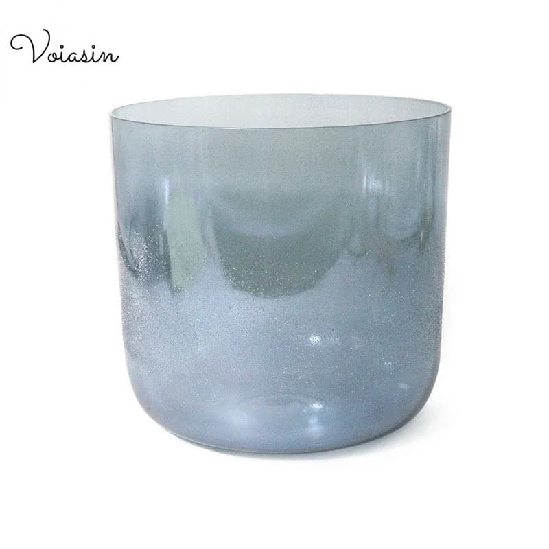 Black Quicksand 6-8Inch, Top Alchemy Clear Quartz Crystal Singing Bowl, Meditation Sound Therapy, High-end Series Bowls Set