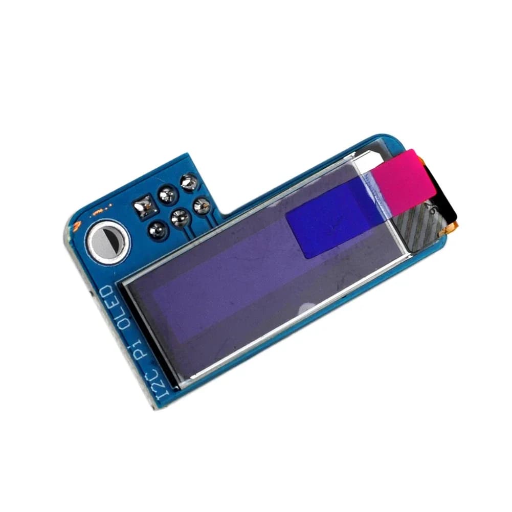 OLED Display Module 0,91 inch 128x32 I2C SSD1306 Blue Screen for Raspberry Pi 4/3B+/Zero compatible with Arduino