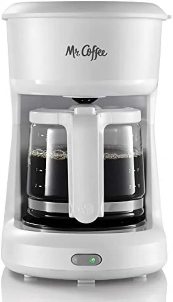 5-Cup Mini Brew Switch Coffee Maker, White