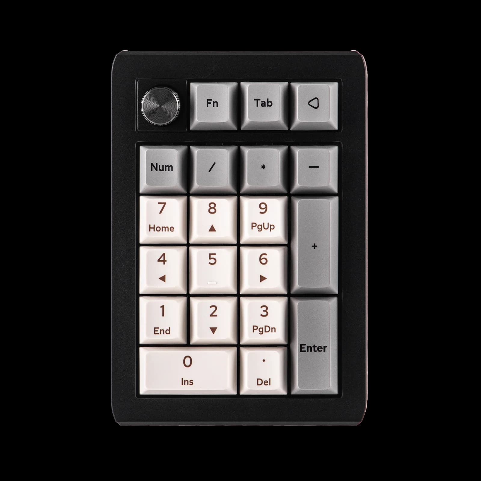 EPOMAKER EK21 VIA 20% Guarnizione Wired/Bluetooth/2.4Ghz Wireless NKRO Numpad Manopola in lega di alluminio Batteria da 1000mAh per Win/Mac/Gaming