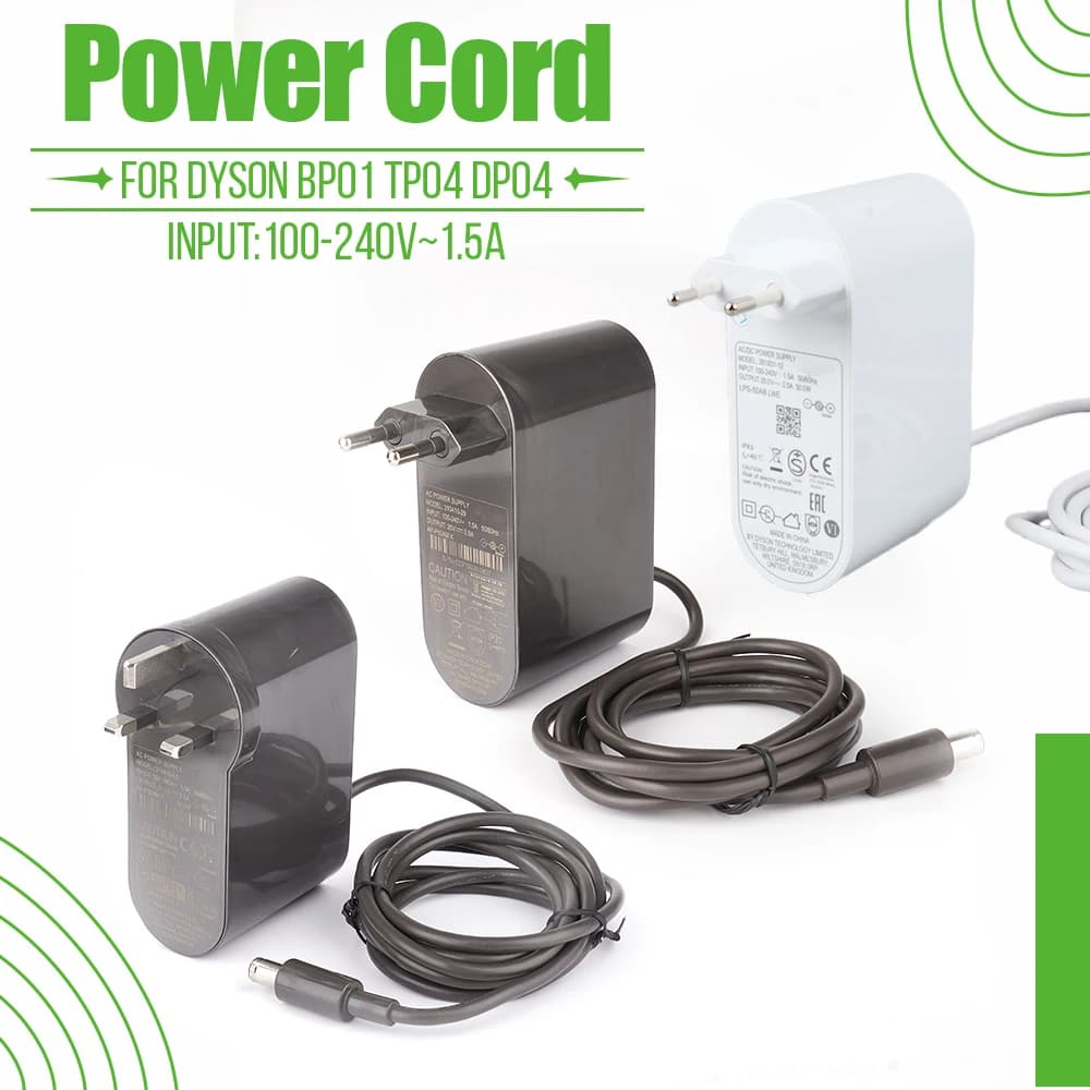 EU DE KR power supply for Dyson Bp01 Tp04 Dp04 281831 / 310415 power adapter