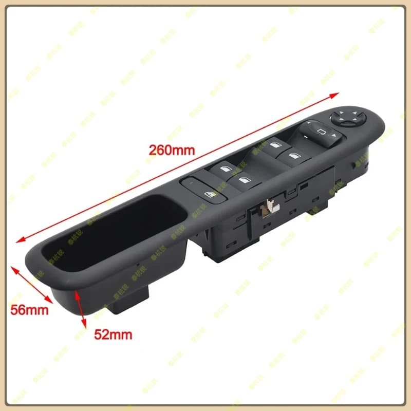 96650621ZD 96650620ZD Interruttore Principale Finestrino Anteriore Sinistro per Peugeot 3008 5008 Wagon 2009-2016 96650621ZD 96650620ZD
