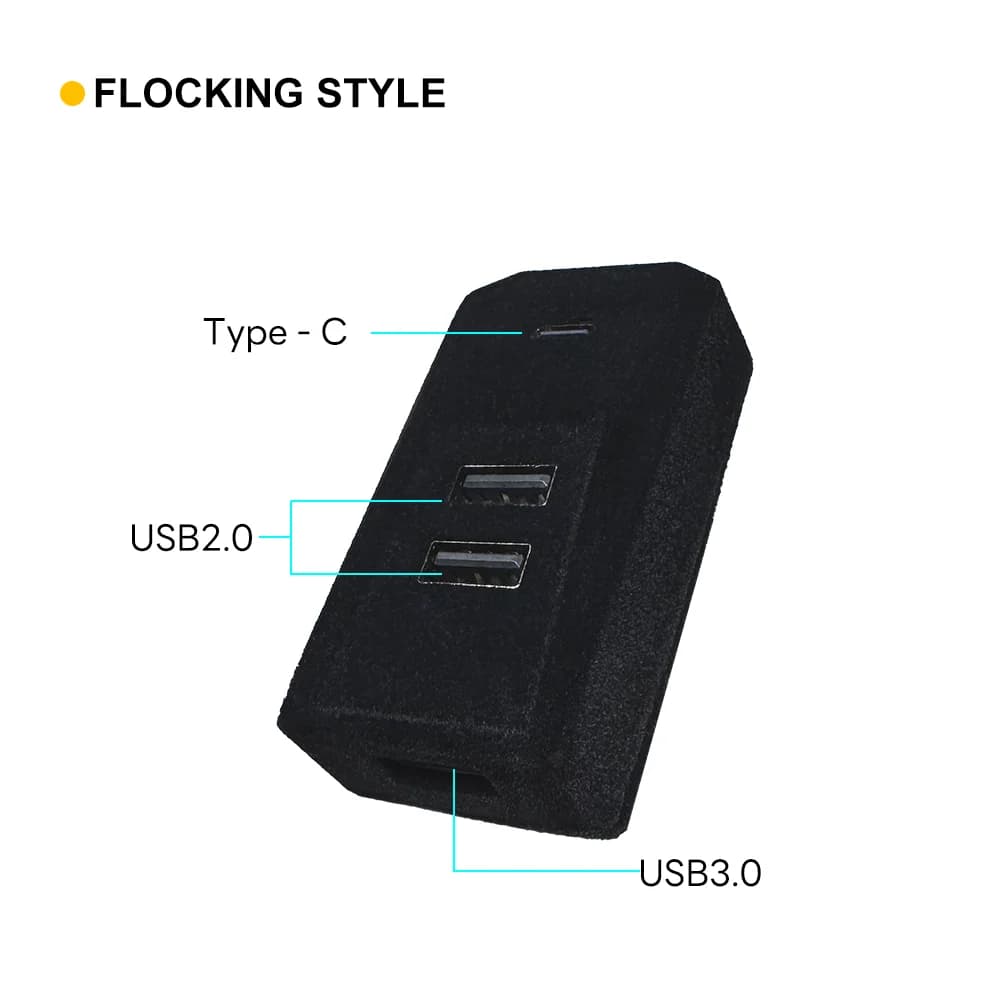 Per Tesla Nuovo Modello Y Launch Juniper 2025 Glovebox Hub USB Modello 3 Highland 2024 Tipo-C Porta Splitter Docking Station Dati
