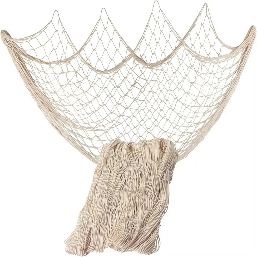 1PC fishing net decoration, fishing net photo wall decoration, party decoration, and store wall decoration