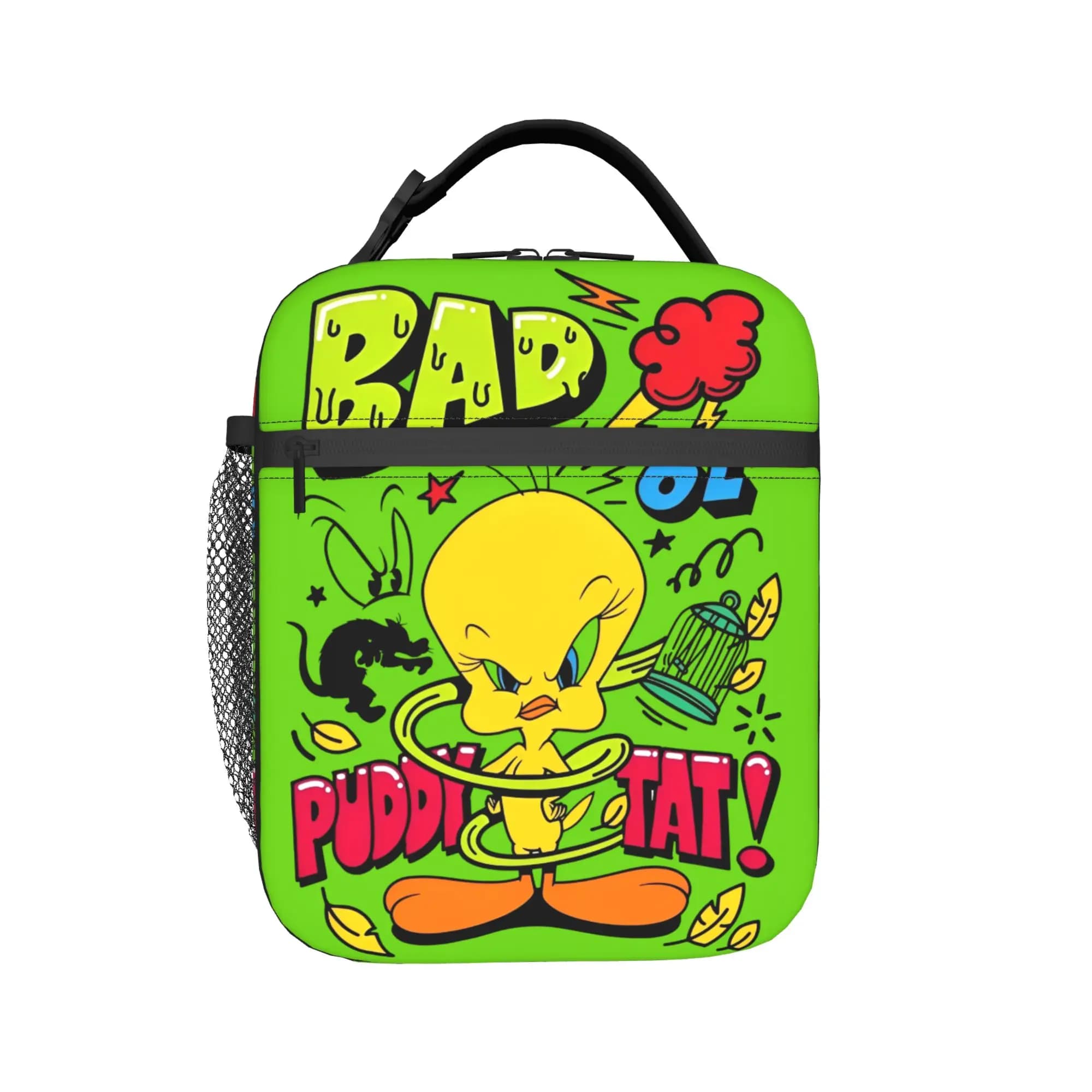 Borse termiche per il pranzo Spaces Jams Bad Puddy, contenitore termico grande per il pranzo, borsa termica per il pranzo, borsa termica per il lavoro, borsa per il picnic, borsa per il cibo