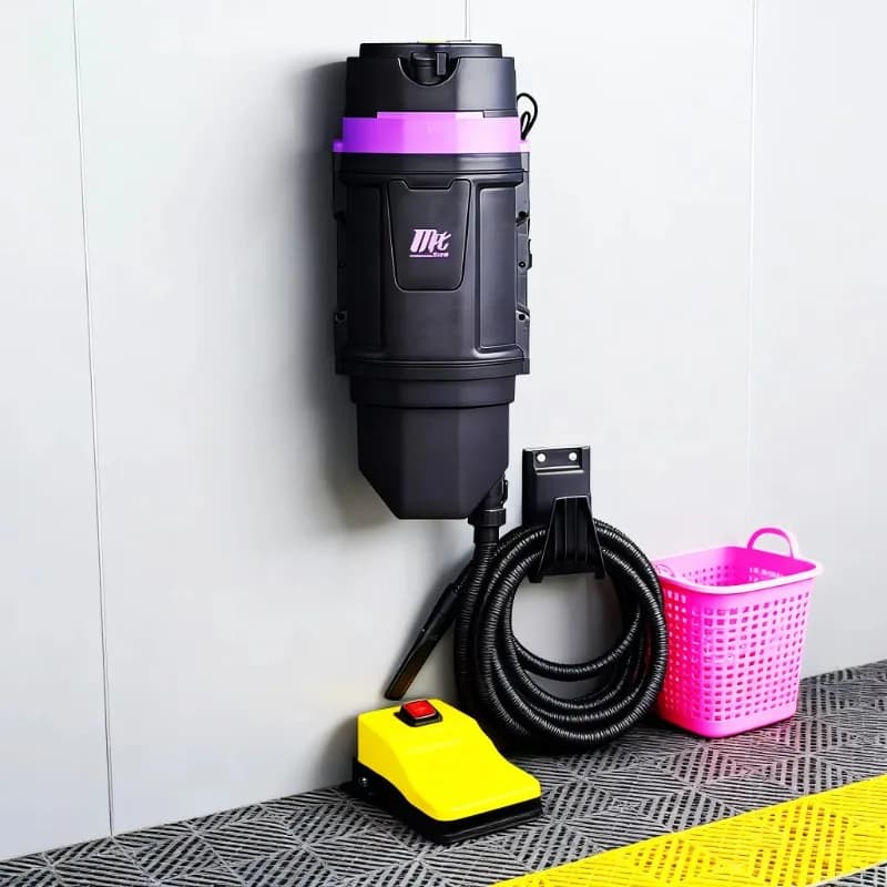 Aspirapolvere Elettrico da Parete 1600W per Auto, Portatile, per Officina e Autolavaggio, Macchina per Pulizia e Dettaglio Auto
