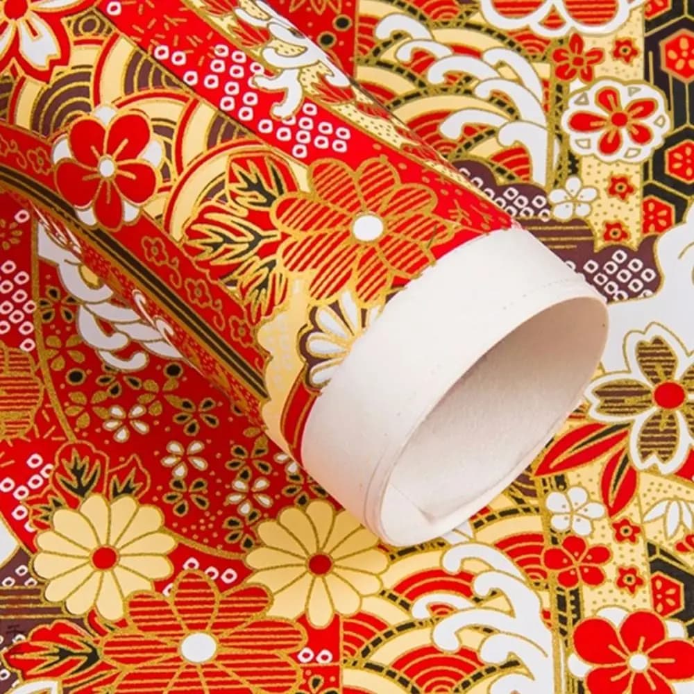 1 Pc Sakura Pattern Origami Paper Japanese Style Gift Wrap Paper Art Paper Cut DIY Handmade Origami Creative DIY Handcraft