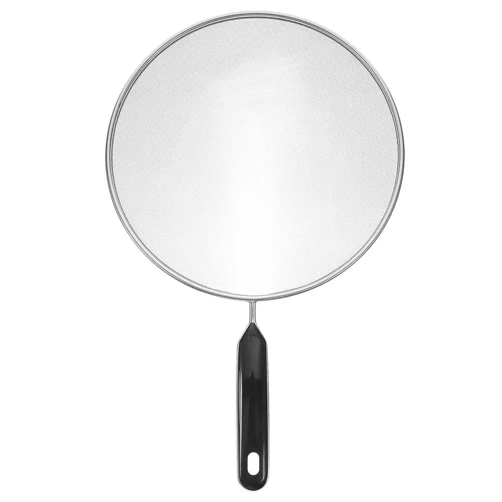 Round Splatter Screen Oil Splatter Guard for Frying Pan Mesh Pot Lid Anti Oil Splashing Cover Easy Clean Reusable Heat Resistant