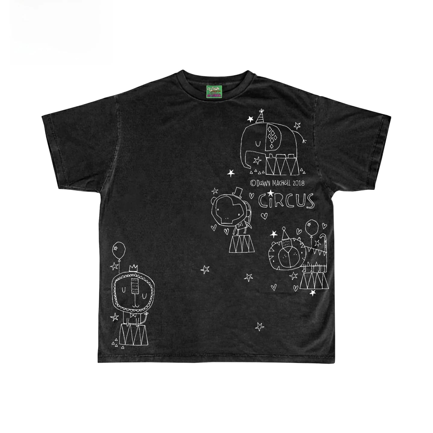Unisex Heavy Feel Skateboard Short Sleeve T-Shirt Graffiti Millennium Style for College Students Fashionable Casual Cotton Tee
