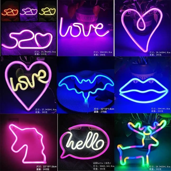 Insegna al Neon LED Personalizzabile con USB/Batteria per Bar, Camera da Letto, Sala Giochi, Matrimoni, Decorazioni Murali, Regalo di Natale, Illuminazione Personalizzabile