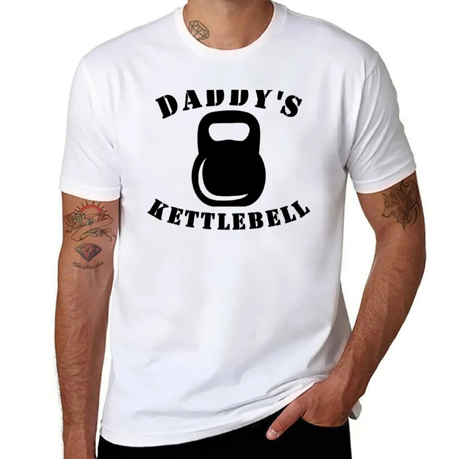 Daddy's Kettlebell T-shirt, men's shirts, vintage men's shirts, graphic shirt