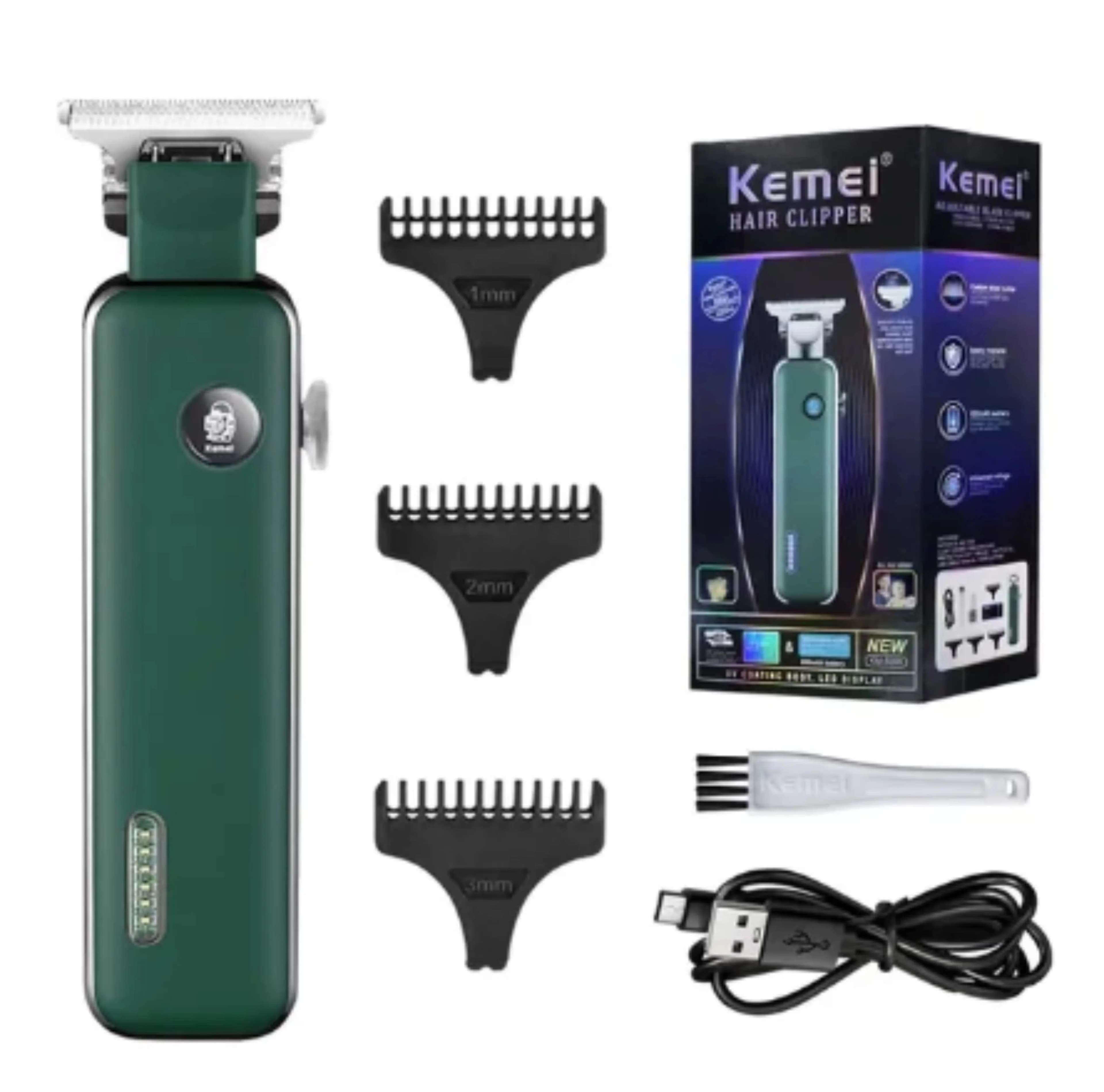 New Design Rechargeable Haircuts Tondeuse Kemei Km-5098 Mini Professional Haircuts USB and Haircuts for Men