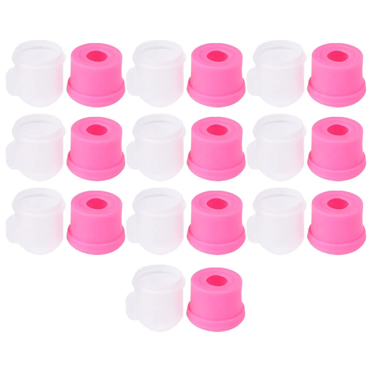 Set di 10 Copri-Unghie Riutilizzabili in PP per Rimozione Efficiente del Gel UV, Strumenti per Manicure