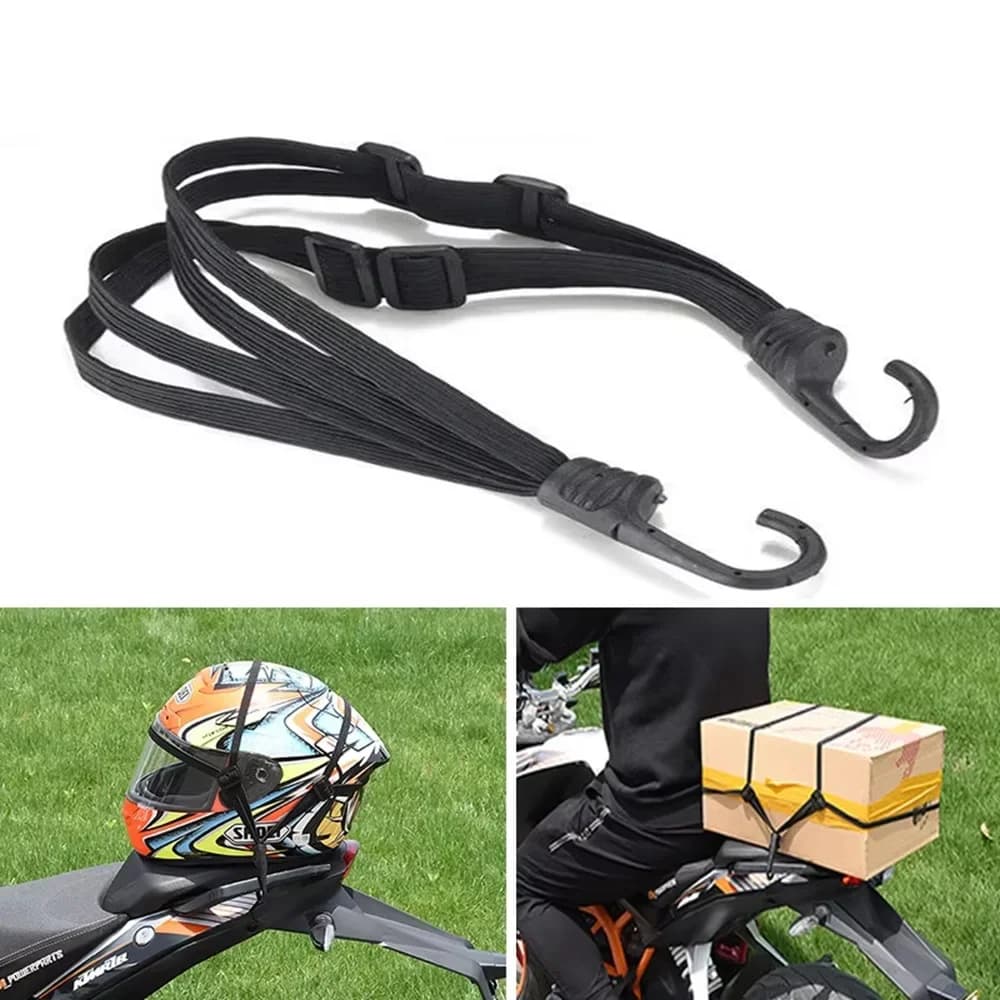 Nuovo 60/90/120 centimetri Cinghia per Bagagli per Moto Casco da Moto Ingranaggi Fisso Elastico Fibbia Corda di Protezione Retrattile ad Alta Resistenza