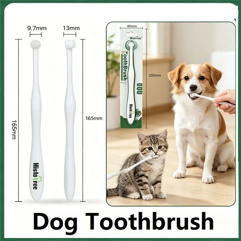 Toothbrush for Dog Cat Dental Cleaning Dog Teeth Cleaning Fingertips for Washing The Dog's Teeth Cleaner GGYSS03