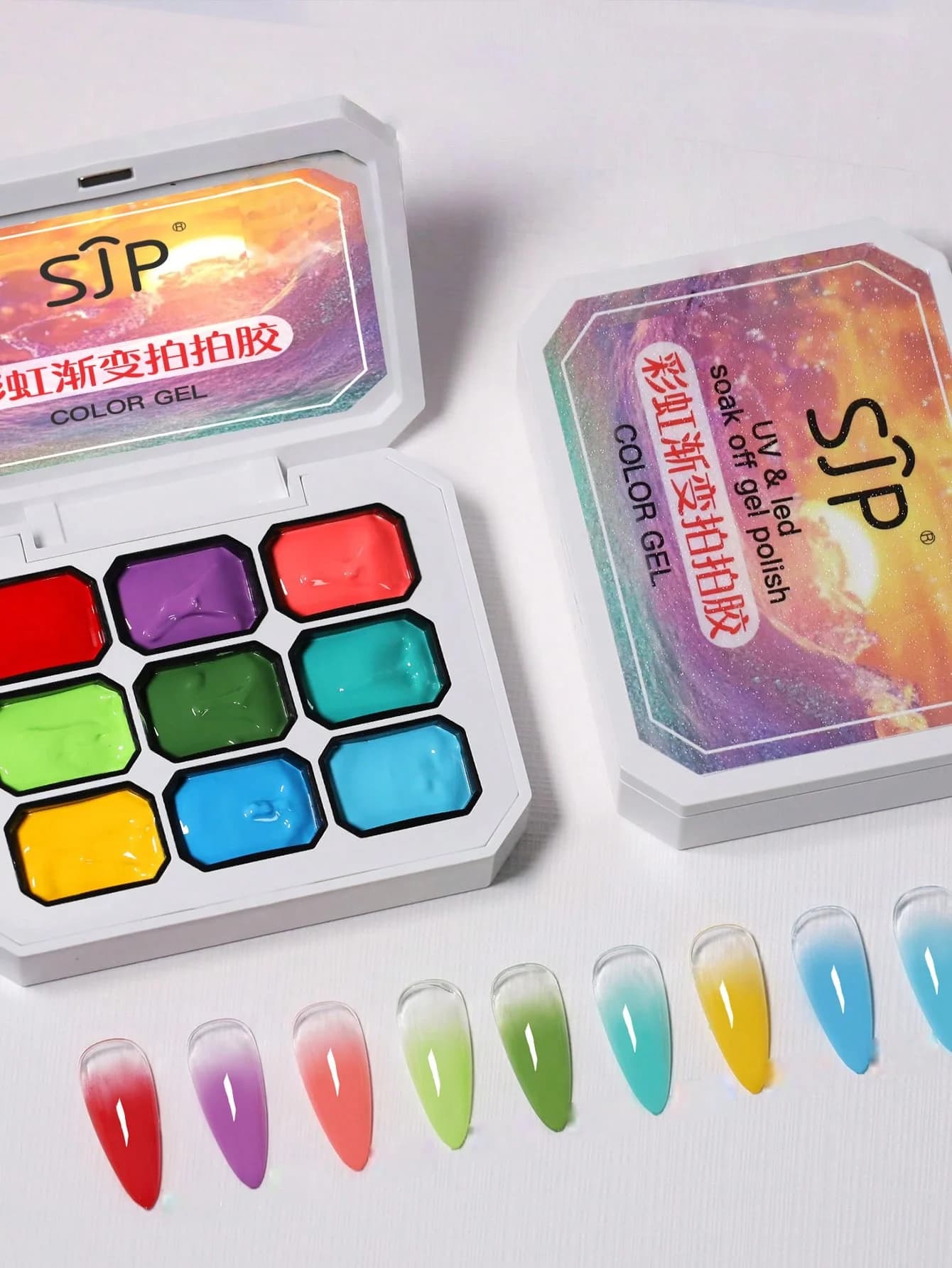 Y2K Solid UV and Blush Nail Gel Dopamine 9 Summer Colors, for Nail Art Do by You and Decorations, Perfect Gift for Girls