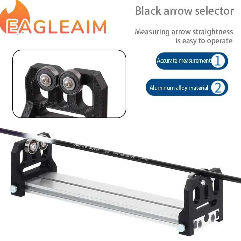 Archery Arrow Spinner Spin Tester Arrow Roller Straightness Squaring Tool Arrow Balance Checker Cutting Tool Bow Arrow Accessori