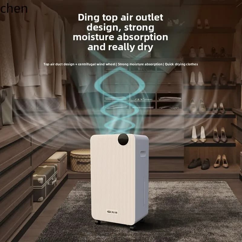 Deumidificatore ZMLSmall Silenzioso per Camera da Letto con Compressore e Funzione Umidificatore