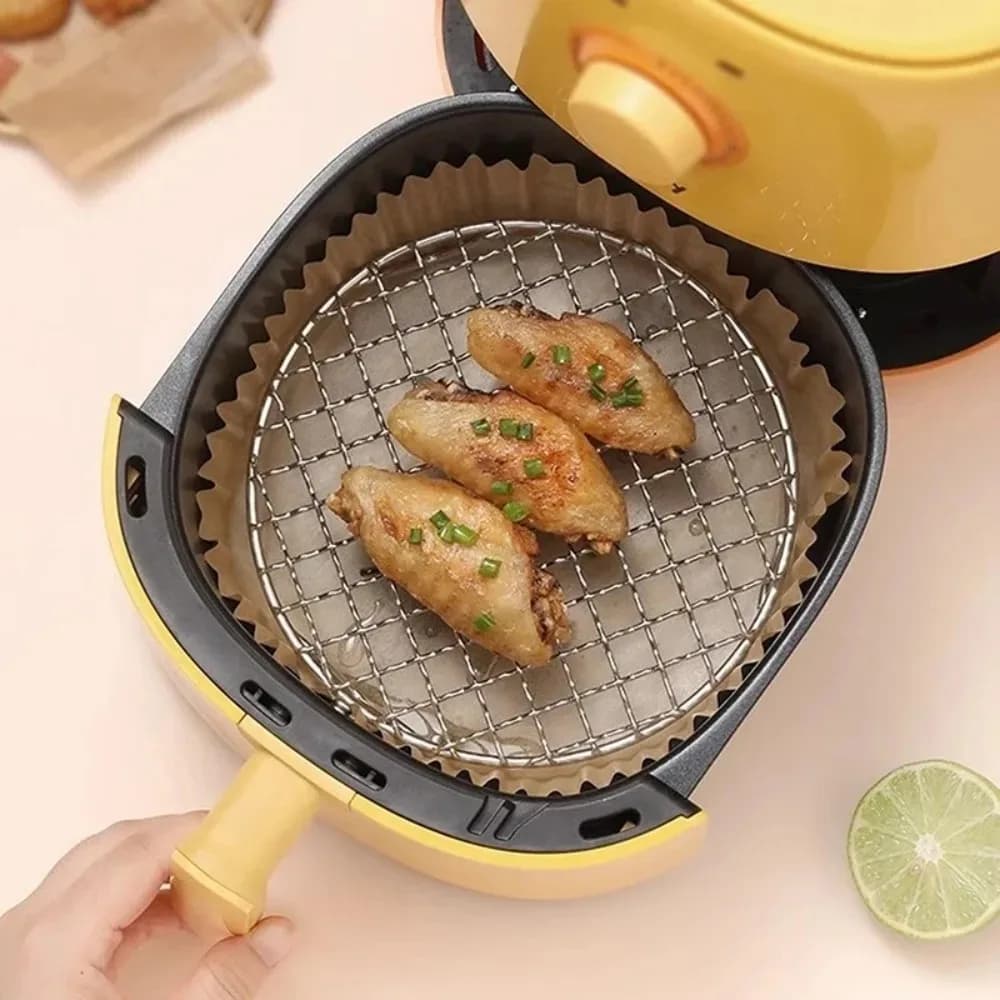 Steam Net Stainless Steel BBQ Cooling Rack with Foot Round Shape Air Fryer Rack Non-Stick Stackable Baking Rack Steaming