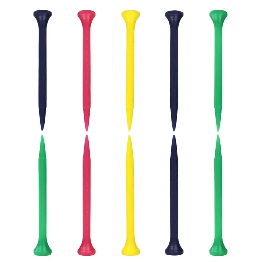 Golf Tee Plastic Professional Low Resistance Cushion Top Practice Aids for Golf Sports Equipment Supply