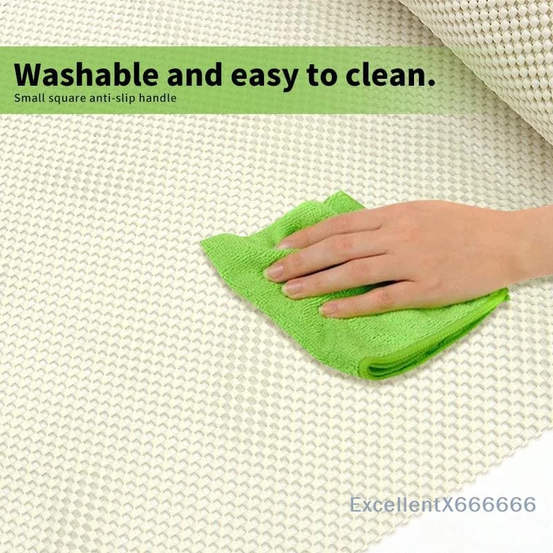 Cuttable PVC Non Slip Mesh Grid Mat Strong Anti Skid Grip Durable Liner for Kitchen Cabinet Drawer Vehicle Car Bathroom Shelves