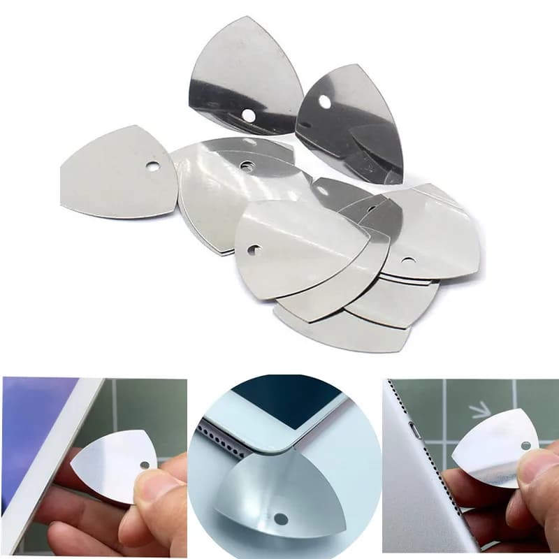 10/20PCS Strumenti di apertura del telefono in metallo Plettri per chitarra in metallo Apriscatole per iPhone iPad Tablet PC Smontare Kit di strumenti di riparazione