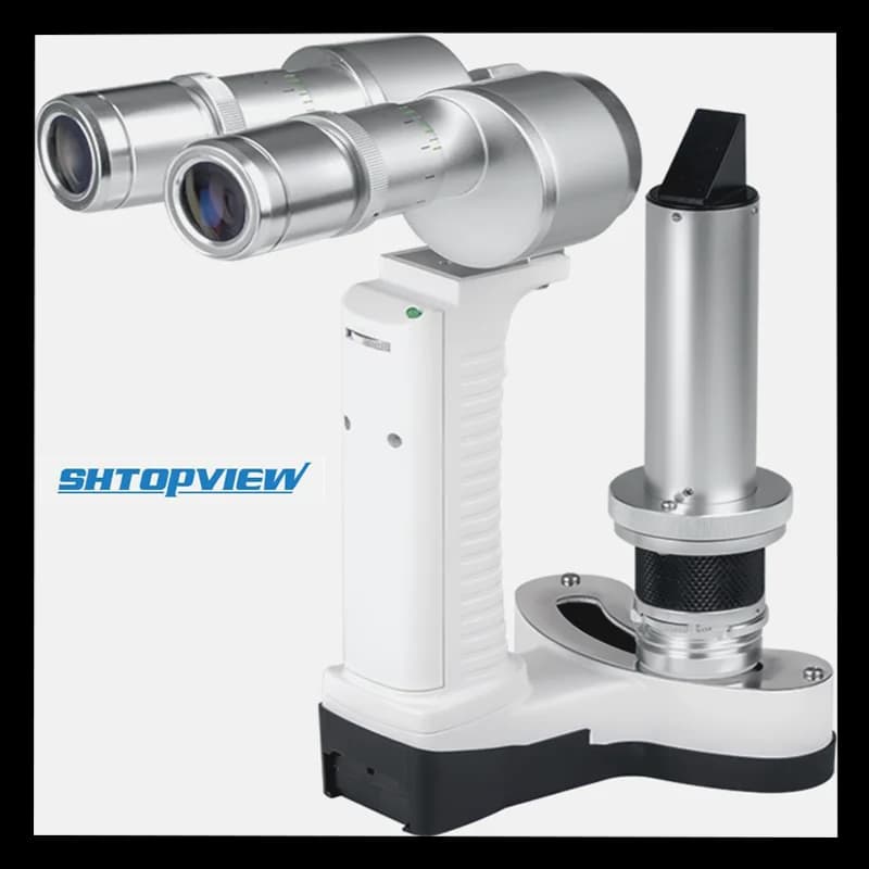 Microscopio portatile con lampada a fessura