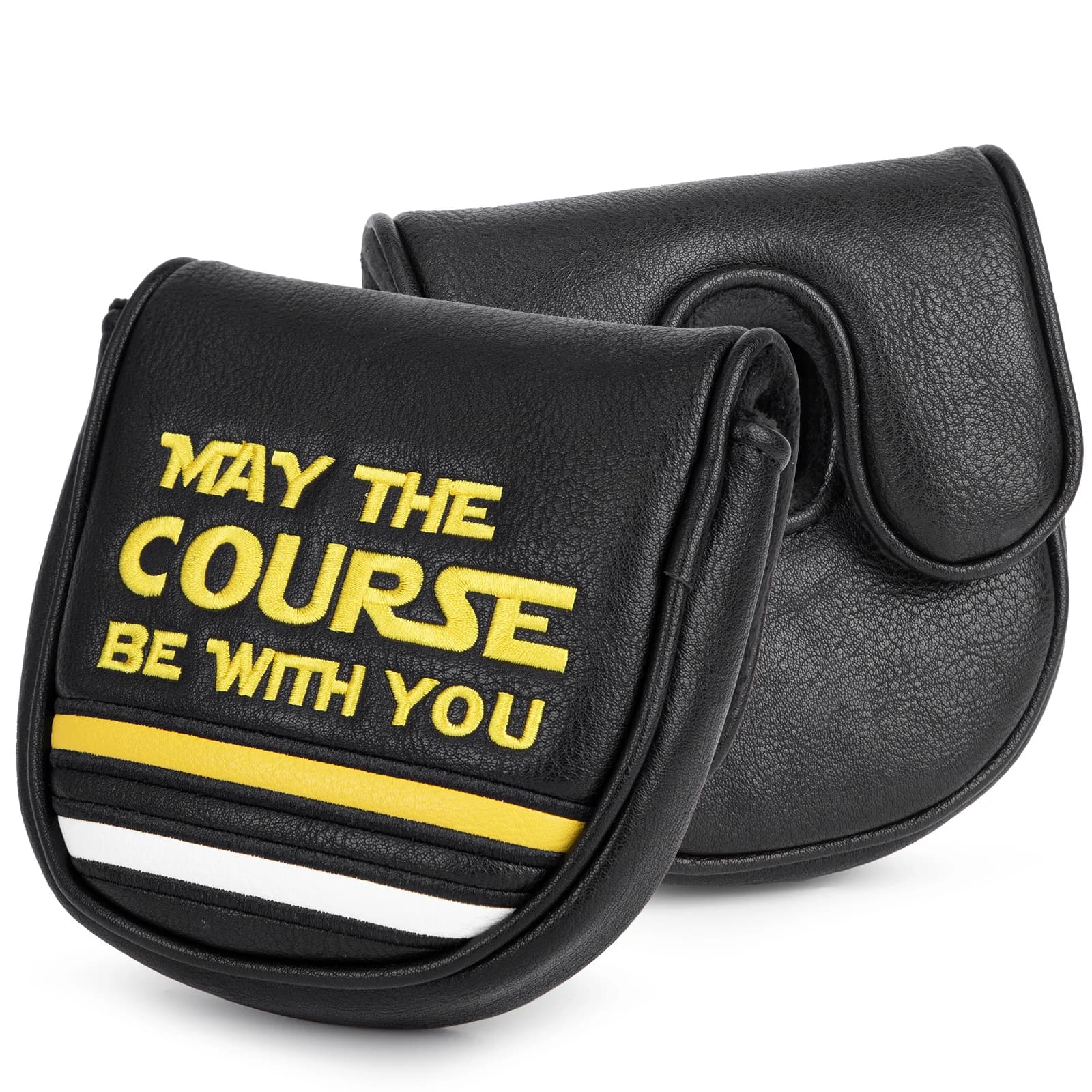 Copertura per putter per mazza da golf, il corso potrebbe essere con te Chiusura magnetica Copricapo in pelle premium Copertura per mazza da golf DF3 OZ1Putter