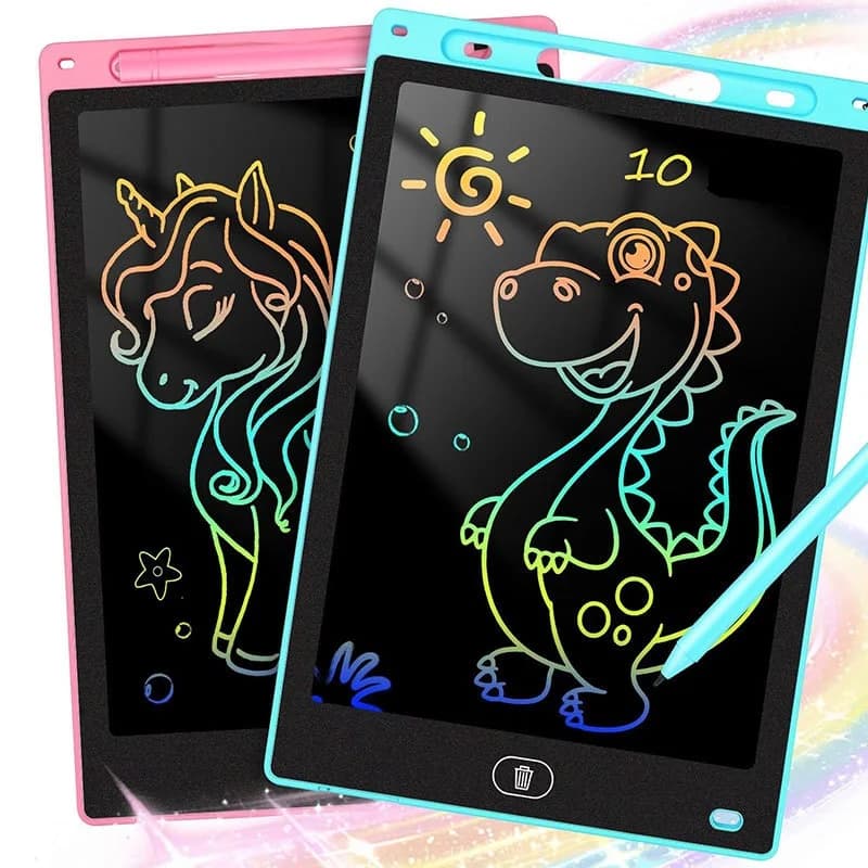 Tavoletta LCD da 6,5 pollici per scrittura e disegno, lavagna magica Montessori, giocattolo educativo, regalo.