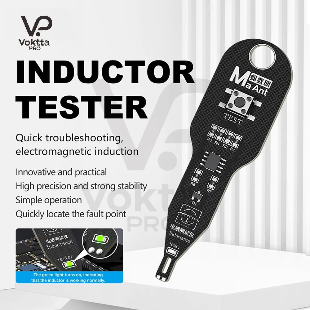 M093 M093B Inductance Tester Motherboard Coil Tester Inductance Detector Electromagnetic Induction Meter Rapid Fault Detection