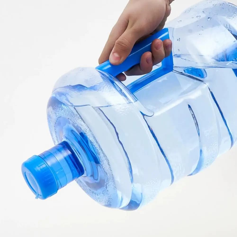 Contenitore per Acqua in PET Rinforzato, Riutilizzabile, Portatile, per Acqua Minerale, Secchio per Auto e Esterni, Dispenser per Alimenti 5L 7.5L