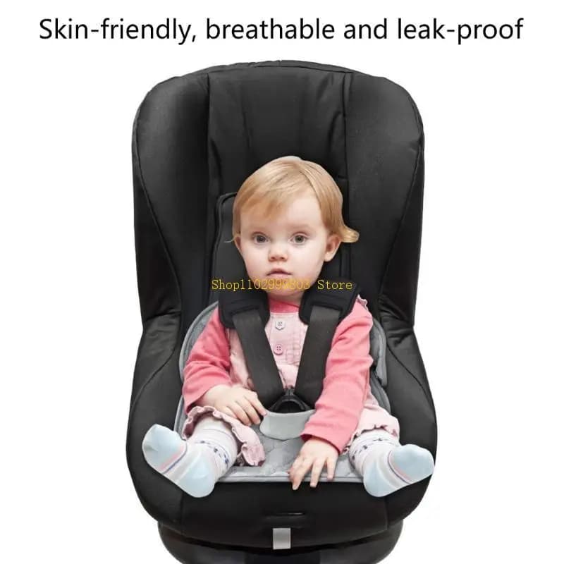 Cuscino per passeggino per seggiolino auto pieghevole leggero per bambini con design ergonomico e tessuto facile da pulire J0MF