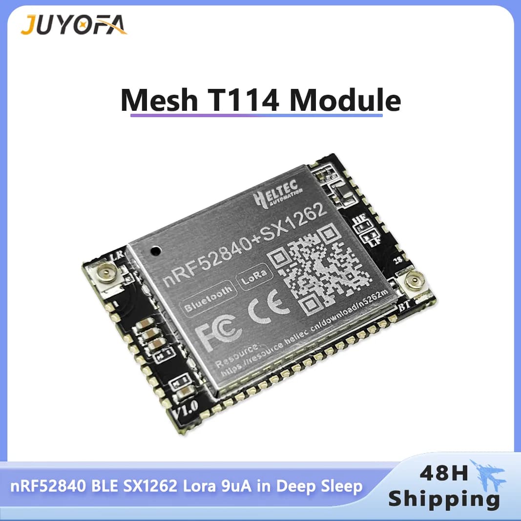 Heltec T114 Modulo nodo a rete 5262M LoRaWAN nRF52840 SX1262 LoRa BLE a bassa potenza per Meshtastic Compatibile con Arduino