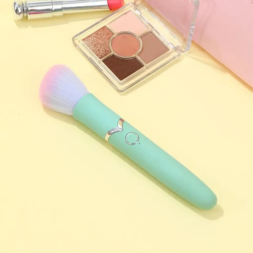 1 Piece Electric Cosmetic Brush Multifunction for Fondotinta, Blush and Cipria, Washable, Rechargeable, with Vibration